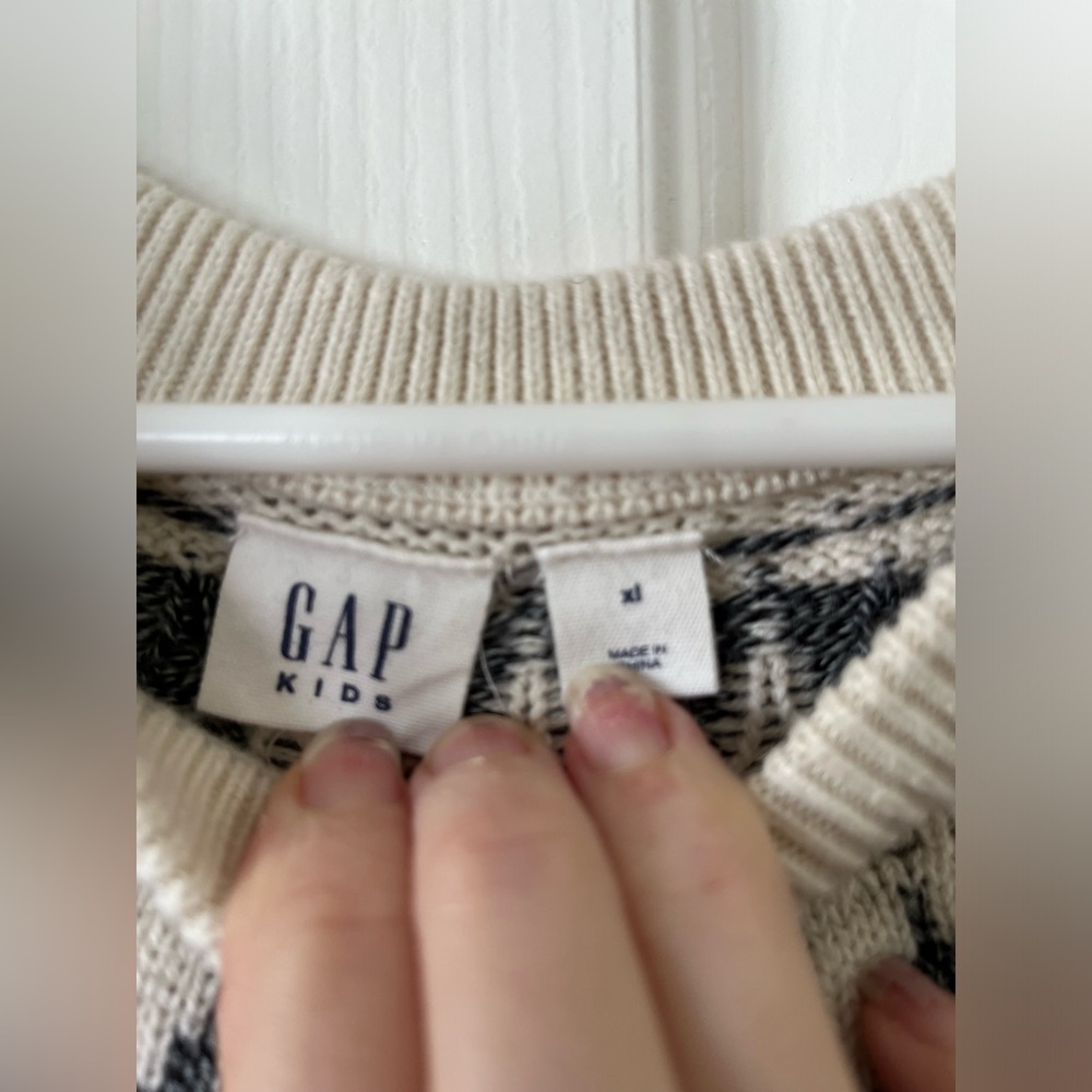 Gap XL sweater dress with grey design - Picture 5 of 8